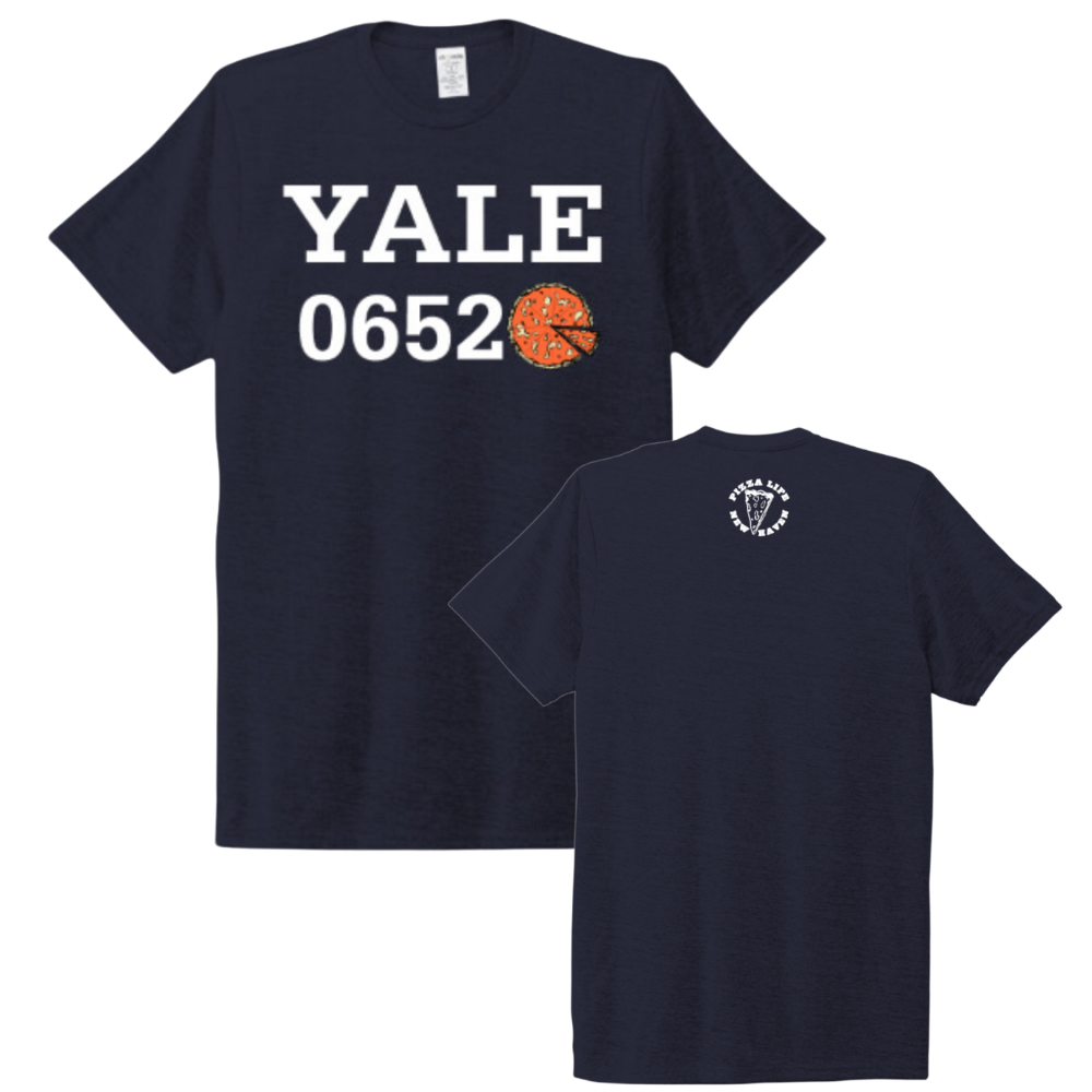 YALE 06520 PIZZA T-SHIRT