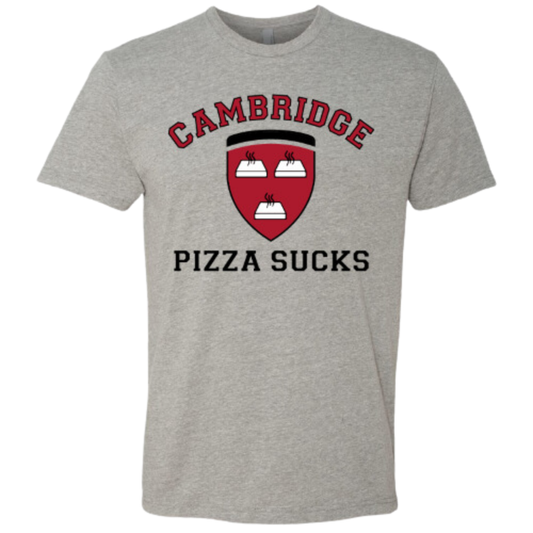 CAMBRIDGE PIZZA SUCKS T-SHIRT