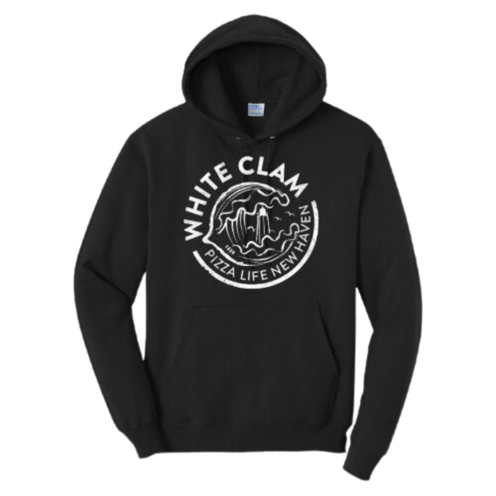 PIZZA LIFE NH WHITE CLAM HOODIE