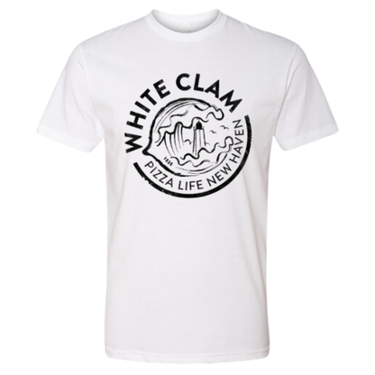 PIZZA LIFE NH WHITE CLAM T-SHIRT