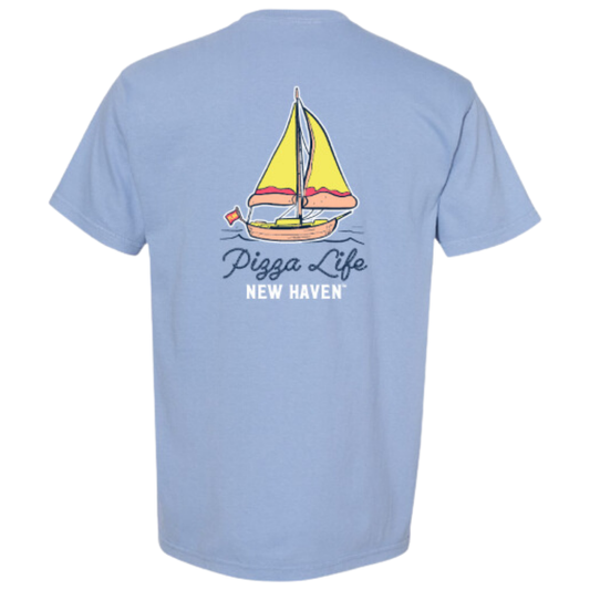 PIZZA LIFE SAILBOAT T-SHIRT