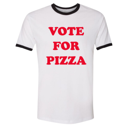 VOTE FOR PIZZA T-SHIRT