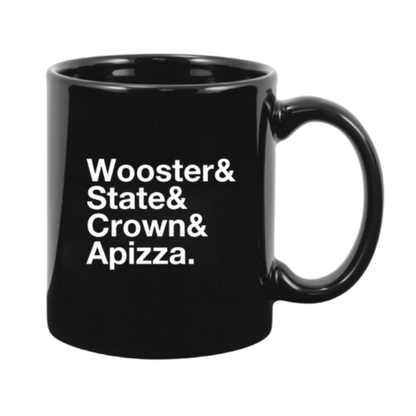 WOOSTER & STATE & CROWN CERAMIC MUG