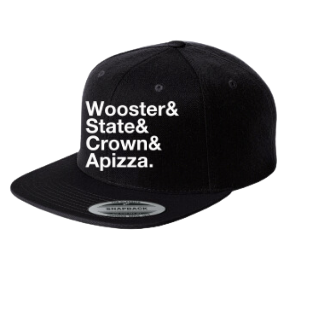 WOOSTER & STATE & CROWN FLAT BILL SNAPBACK HAT