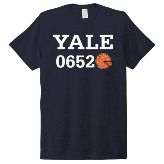 YALE 06520 PIZZA T-SHIRT